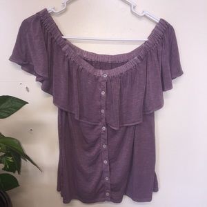 Soft Off-Shoulder AE Top